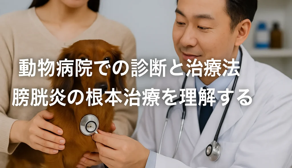 動物病院での診断と治療法〜膀胱炎の根本治療を理解する〜