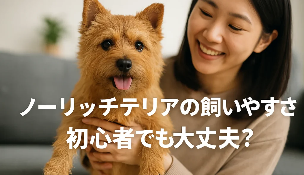 ノーリッチテリアの飼いやすさ|初心者でも大丈夫?