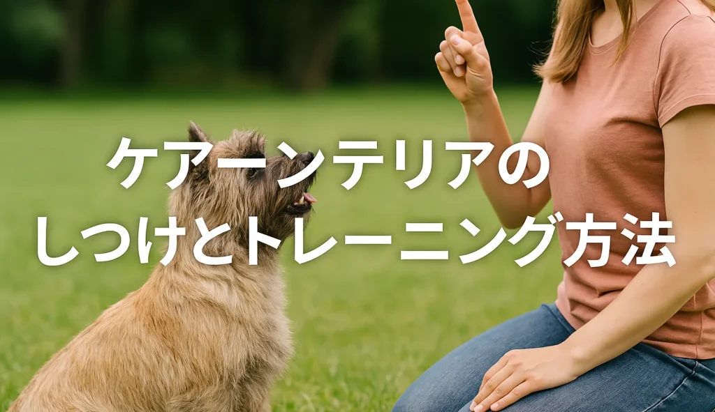 ケアーンテリアのしつけとトレーニング方法