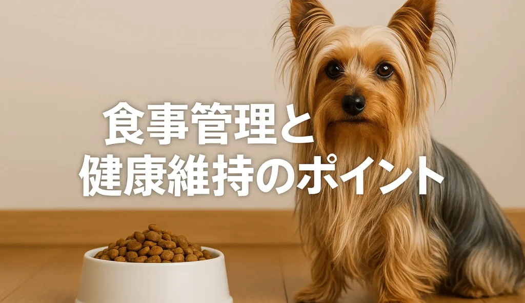 食事管理と健康維持のポイント