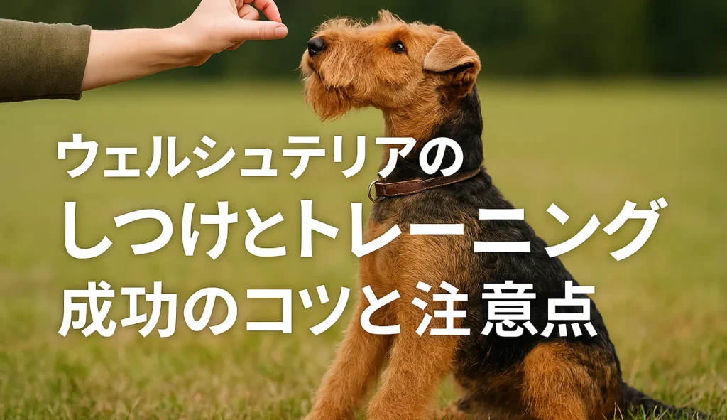 ウェルシュテリアのしつけとトレーニング|成功のコツと注意点