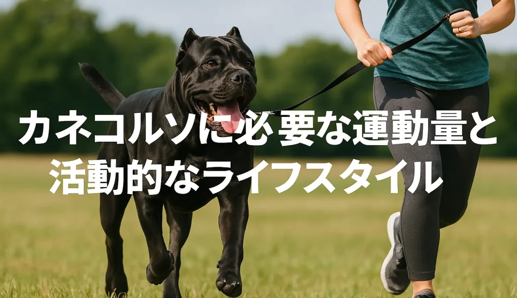 カネコルソに必要な運動量と活動的なライフスタイル