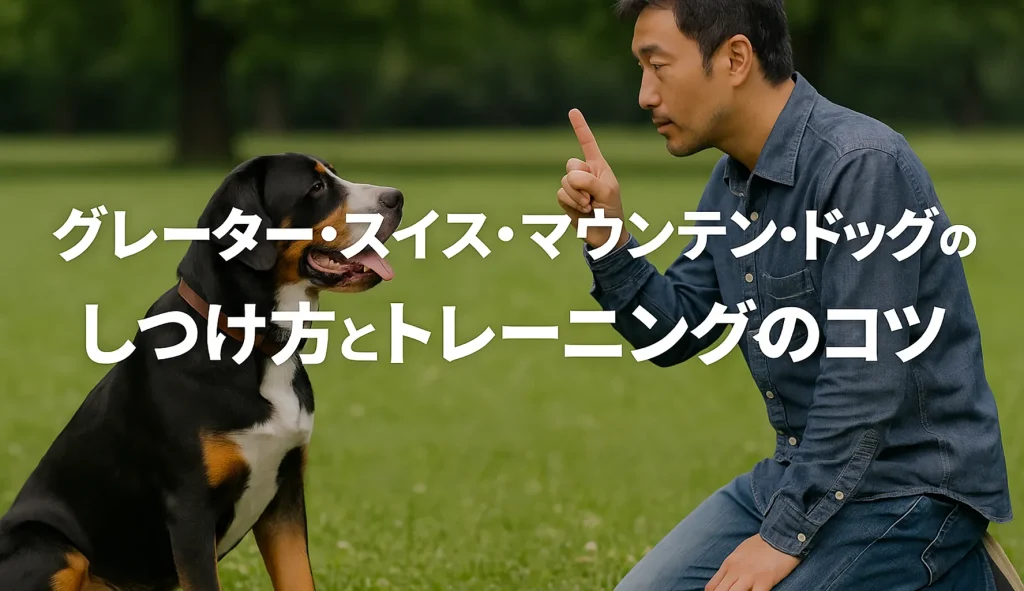 グレーター・スイス・マウンテン・ドッグのしつけ方とトレーニングのコツ