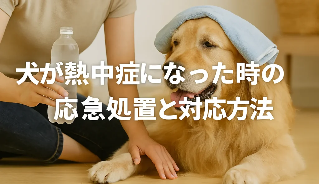 犬が熱中症になった時の応急処置と対応方法