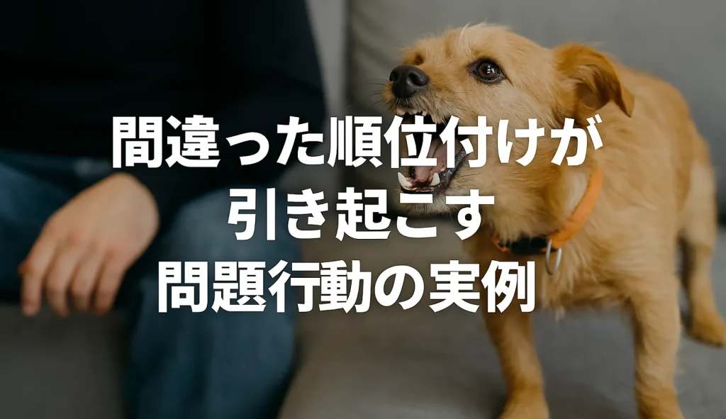 間違った順位付けが引き起こす問題行動の実例
