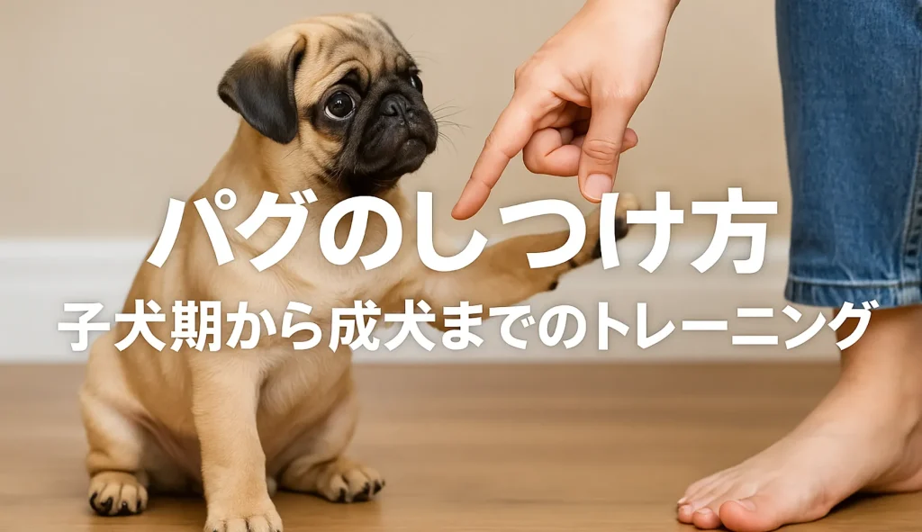 パグのしつけ方|子犬期から成犬までのトレーニング法