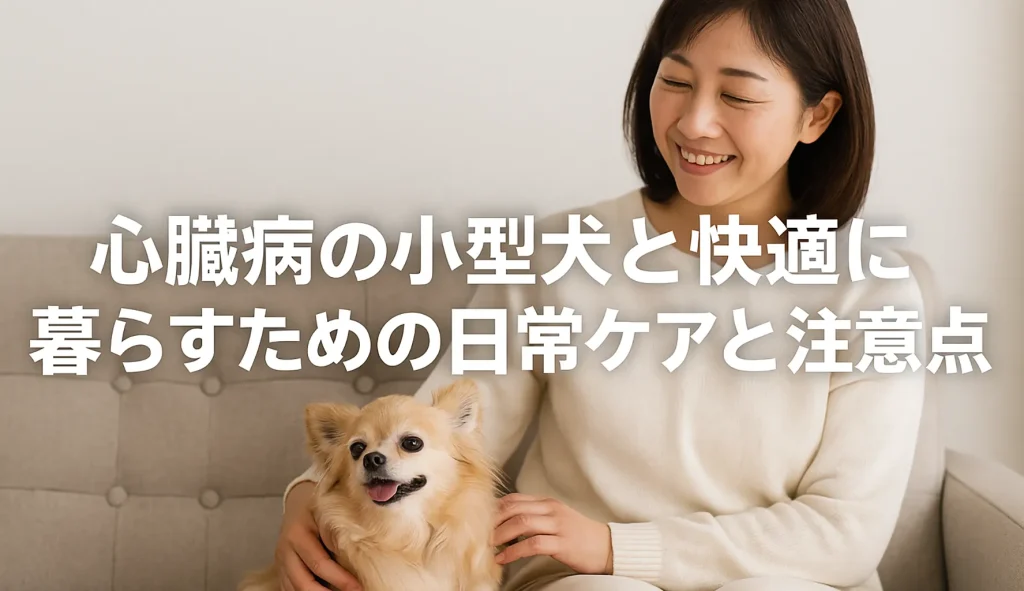 心臓病の小型犬と快適に暮らすための日常ケアと注意点