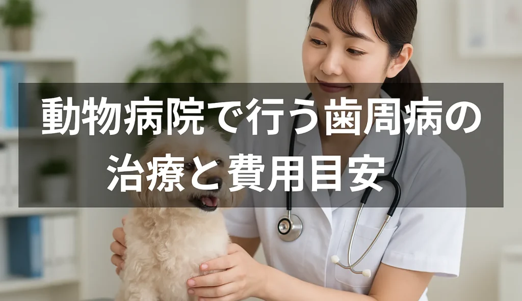 動物病院で行う歯周病の治療と費用目安