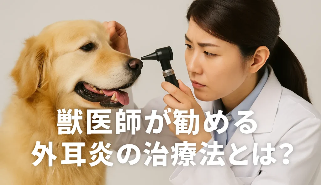 獣医師が勧める外耳炎の治療法とは?