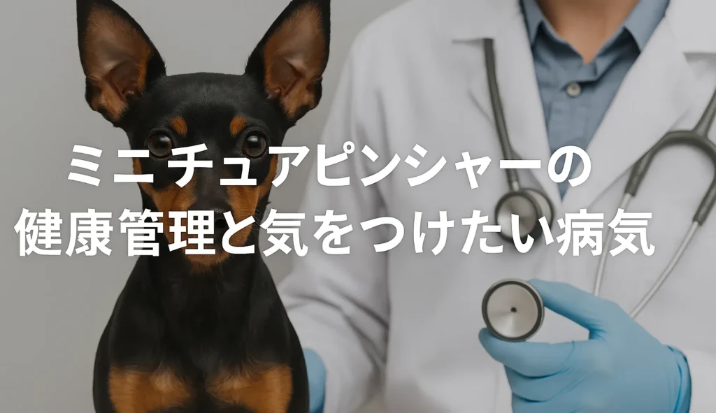 ミニチュアピンシャーの健康管理と気をつけたい病気