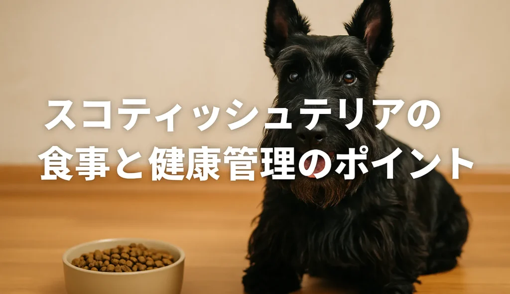 スコティッシュテリアの食事と健康管理のポイント