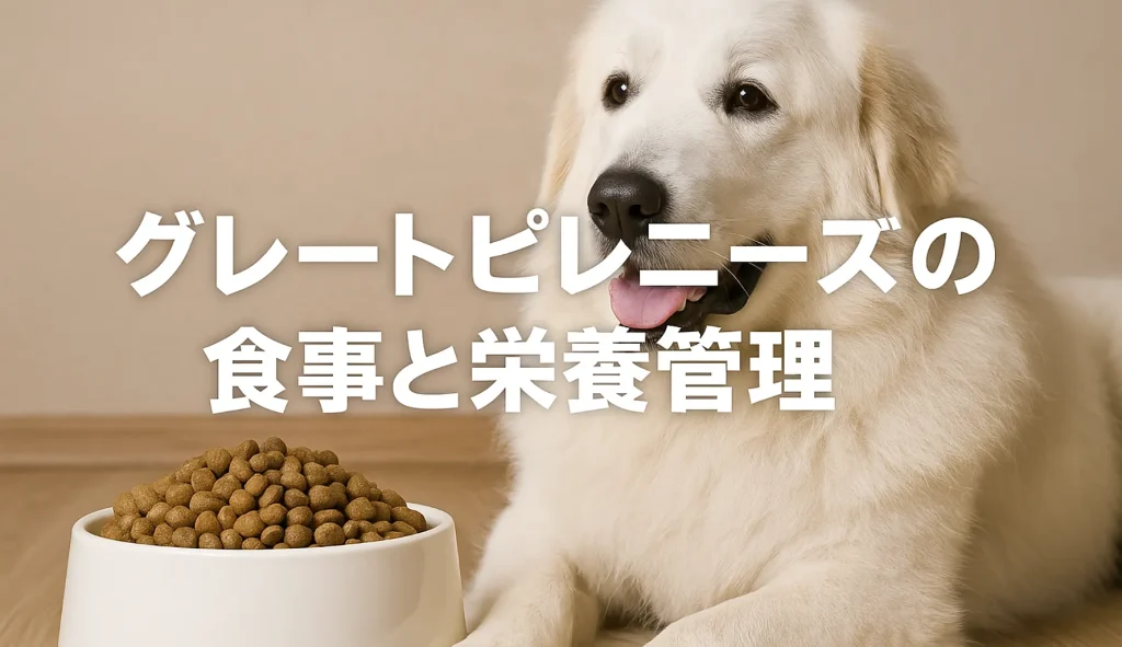 グレートピレニーズの食事と栄養管理
