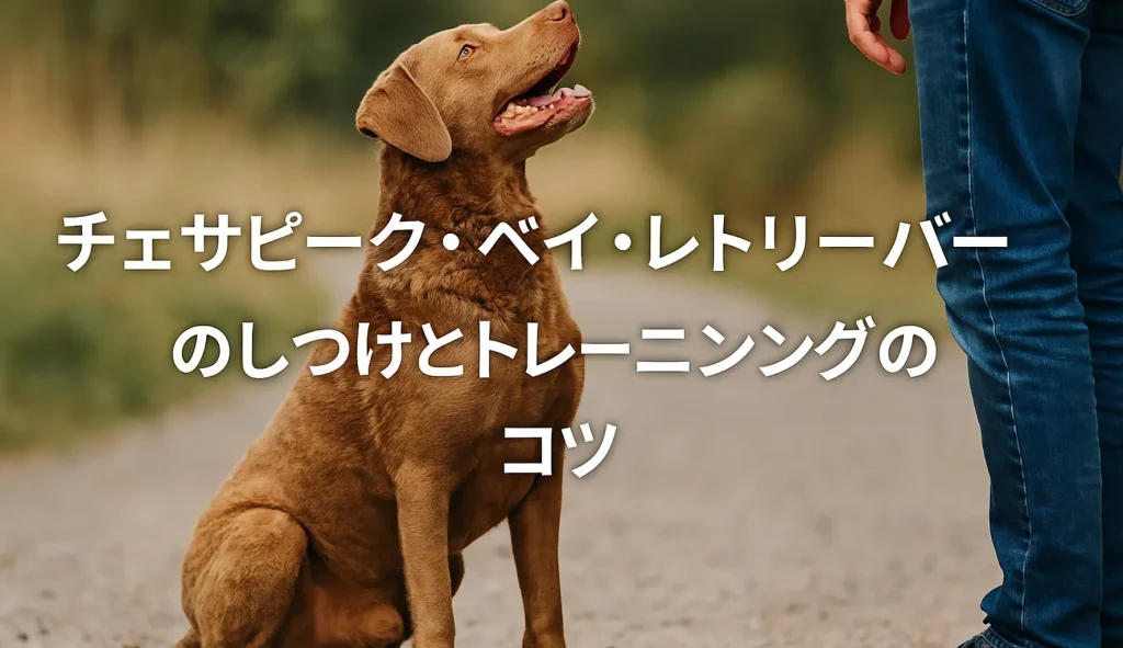 チェサピーク・ベイ・レトリーバーのしつけとトレーニングのコツ