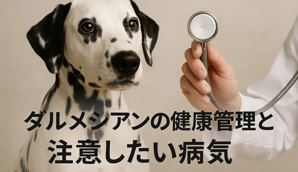 ダルメシアンの健康管理と注意したい病気