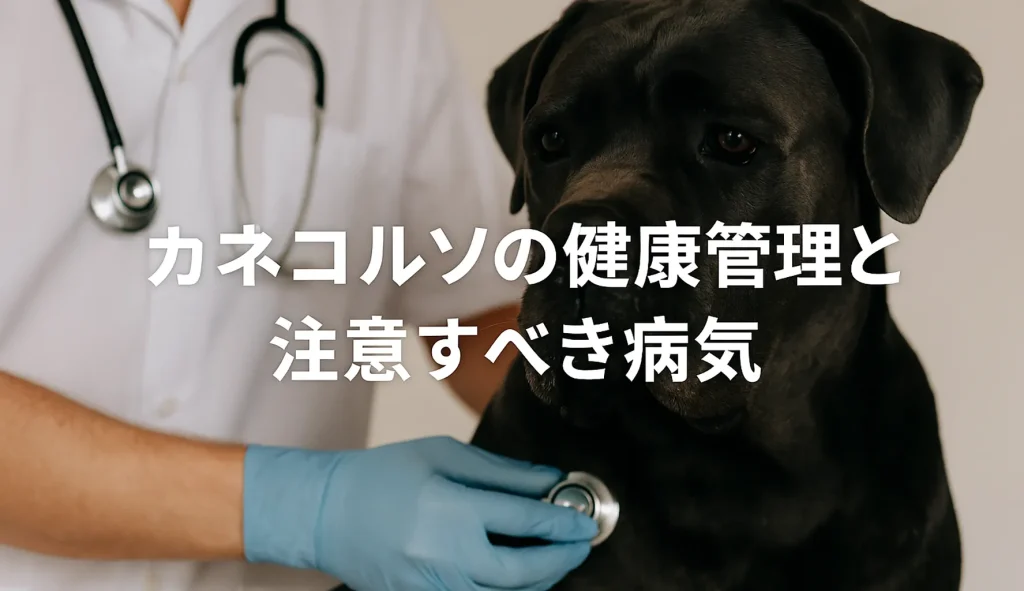 カネコルソの健康管理と注意すべき病気