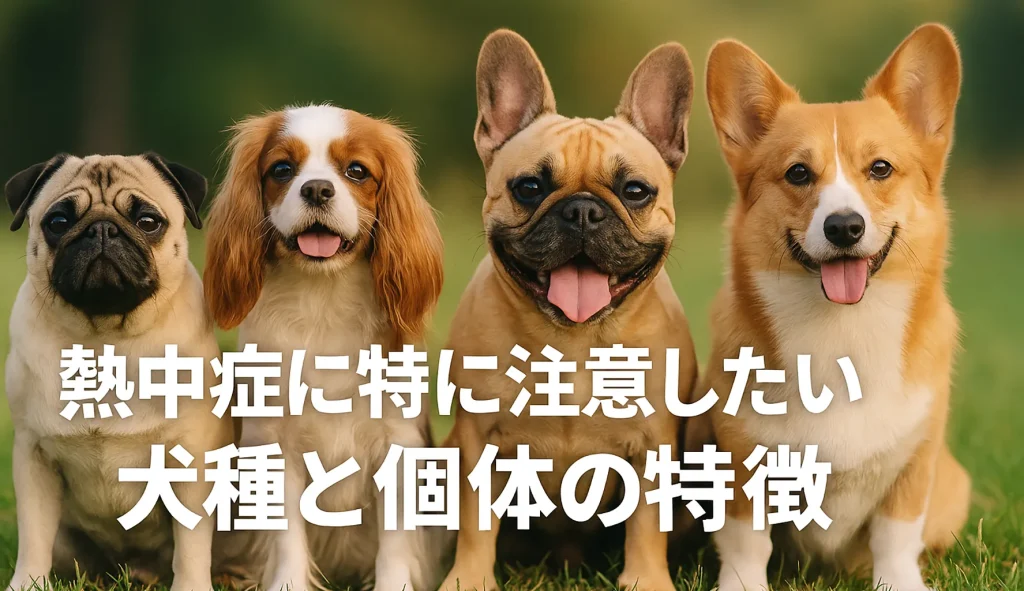 熱中症に特に注意したい犬種と個体の特徴