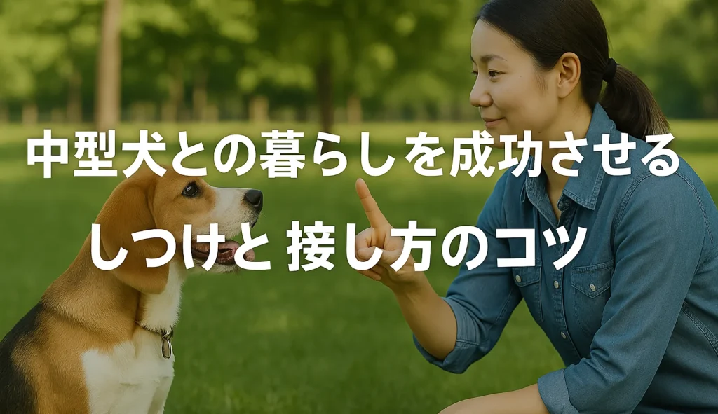 中型犬との暮らしを成功させるしつけと接し方のコツ