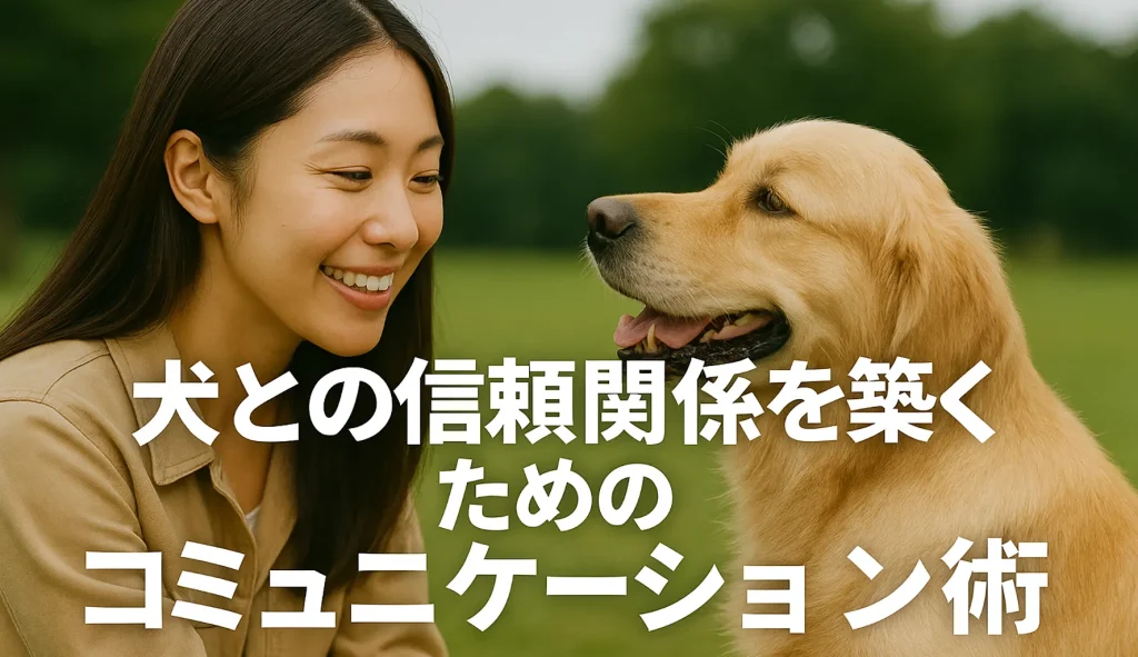 犬との信頼関係を築くためのコミュニケーション術