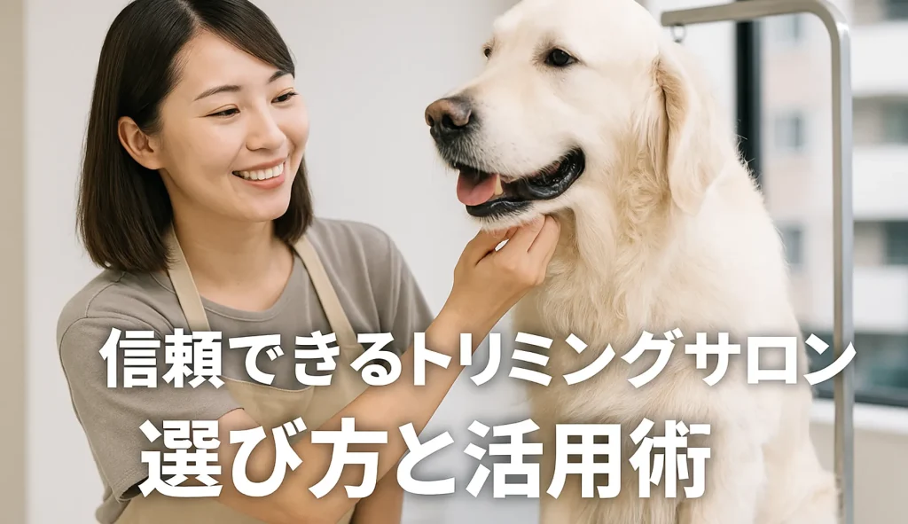 信頼できるトリミングサロンの選び方と活用術