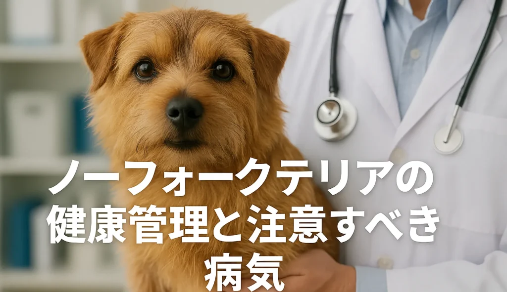 ノーフォークテリアの健康管理と注意すべき病気
