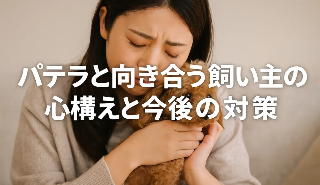 パテラと向き合う飼い主の心構えと今後の対策