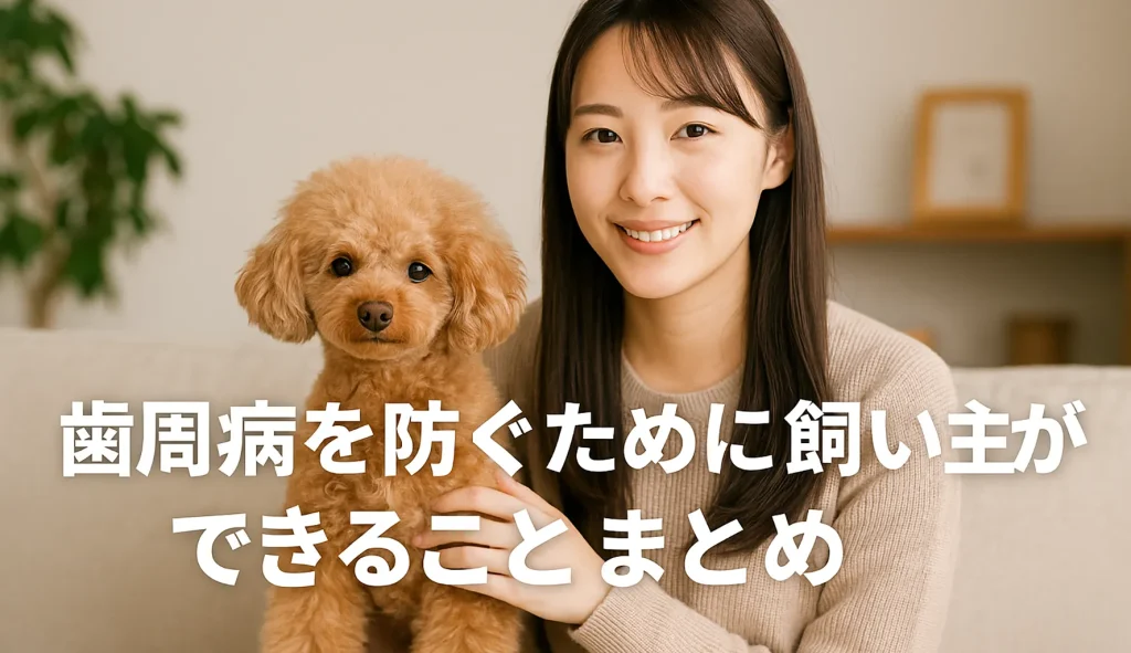 歯周病を防ぐために飼い主ができることまとめ