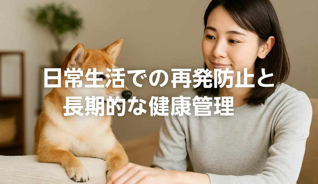 日常生活での再発防止と長期的な健康管理