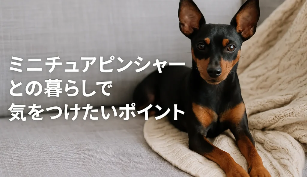 ミニチュアピンシャーとの暮らしで気をつけたいポイント