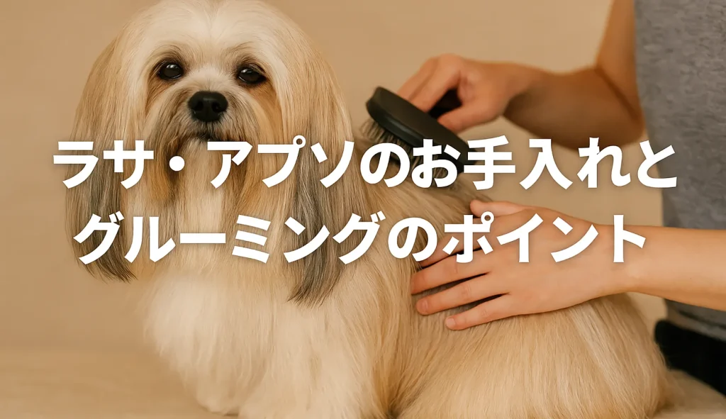 ラサ・アプソのお手入れとグルーミングのポイント