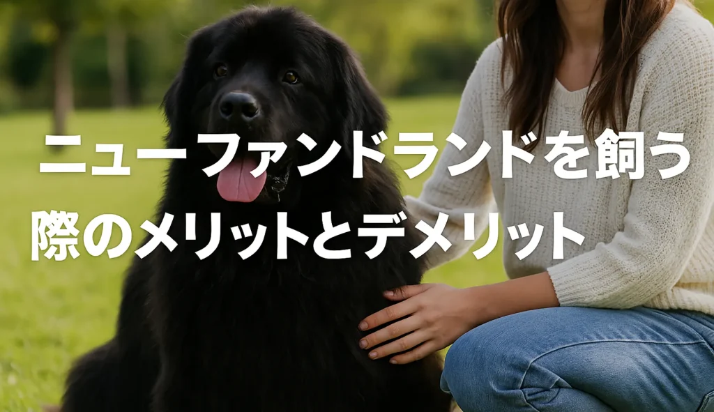 ニューファンドランドを飼う際のメリットとデメリット