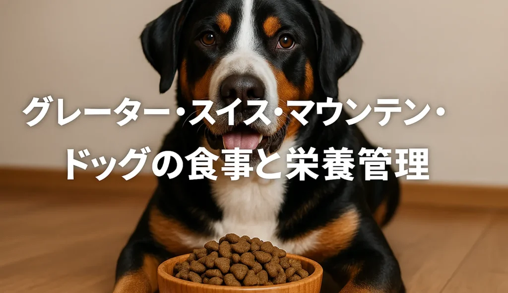 グレーター・スイス・マウンテン・ドッグの食事と栄養管理