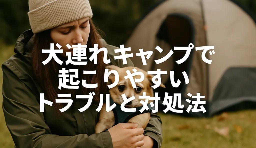 犬連れキャンプで起こりやすいトラブルと対処法