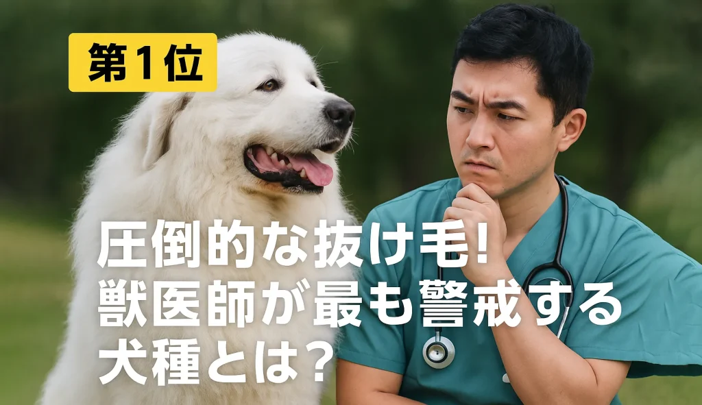 第1位:圧倒的な抜け毛!獣医師が最も警戒する犬種とは?