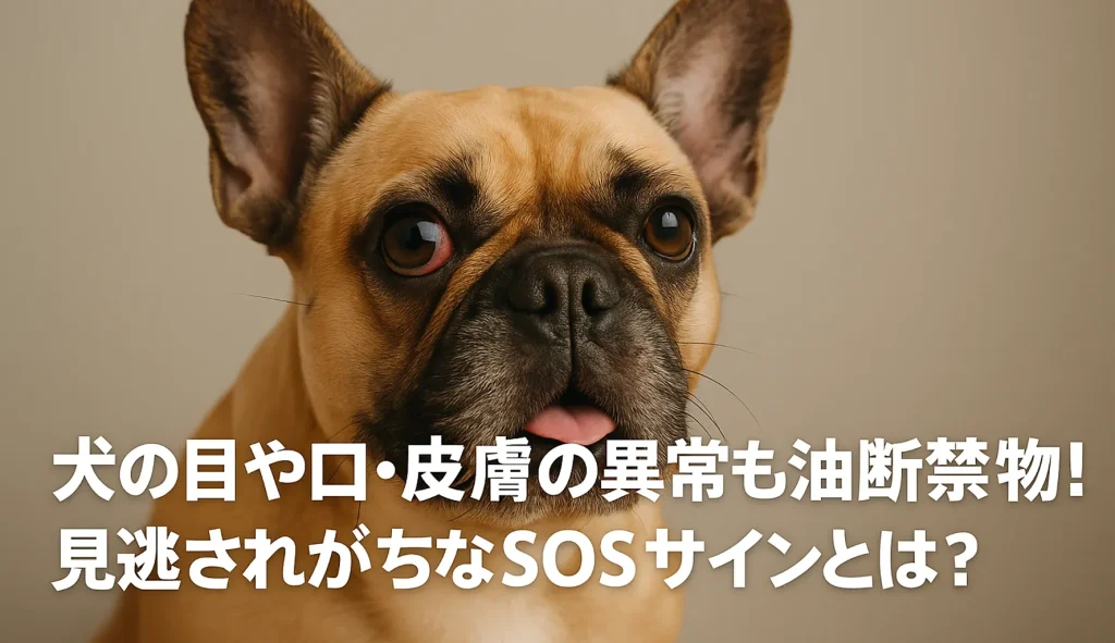 犬の目や口・皮膚の異常も油断禁物!見逃されがちなSOSサインとは?