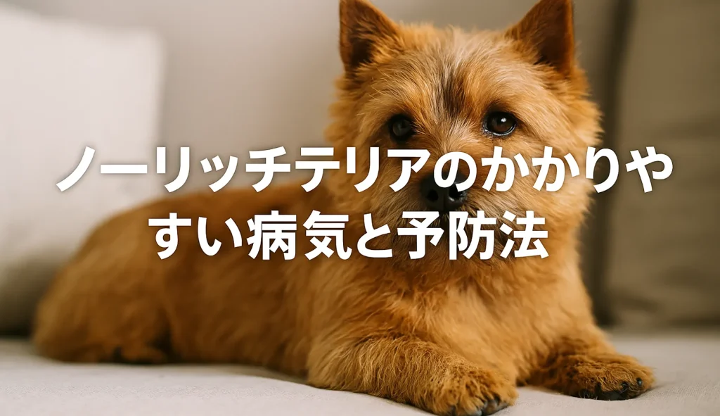 ノーリッチテリアのかかりやすい病気と予防法