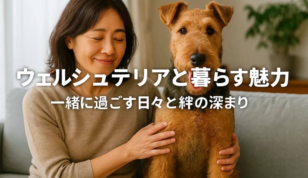ウェルシュテリアと暮らす魅力|一緒に過ごす日々と絆の深まり