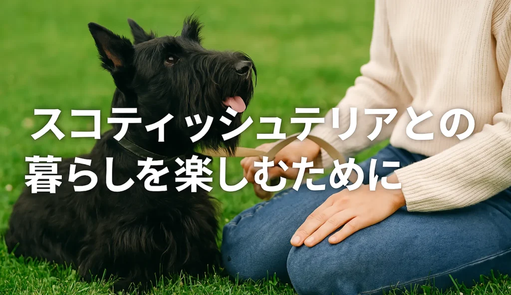 スコティッシュテリアとの暮らしを楽しむために