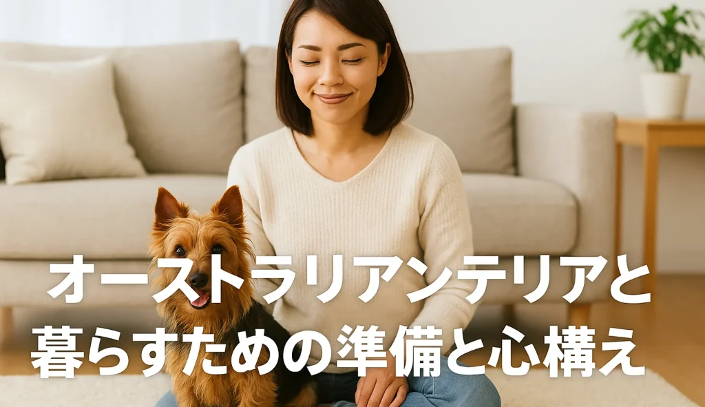 オーストラリアンテリアと暮らすための準備と心構え