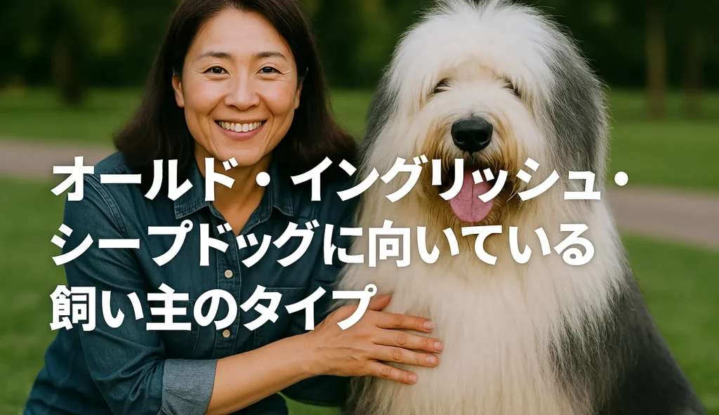 オールド・イングリッシュ・シープドッグに向いている飼い主のタイプ