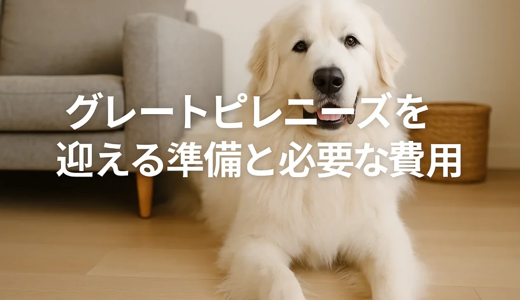 グレートピレニーズを迎える準備と必要な費用