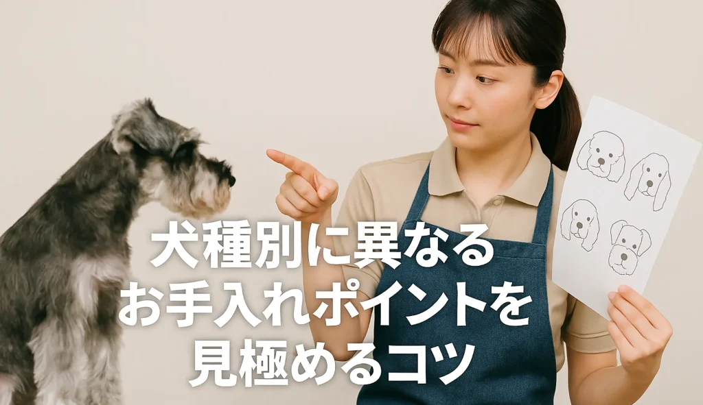 犬種別に異なるお手入れポイントを見極めるコツ