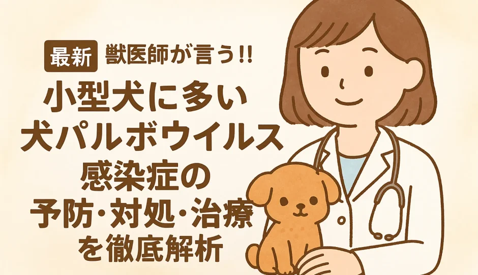 【最新】獣医師が言う!!小型犬に多い「犬パルボウイルス感染症」の予防･対処･治療を徹底解析