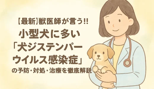 【最新】獣医師が言う!!小型犬に多い「犬ジステンパーウイルス感染症」の予防･対処･治療を徹底解析