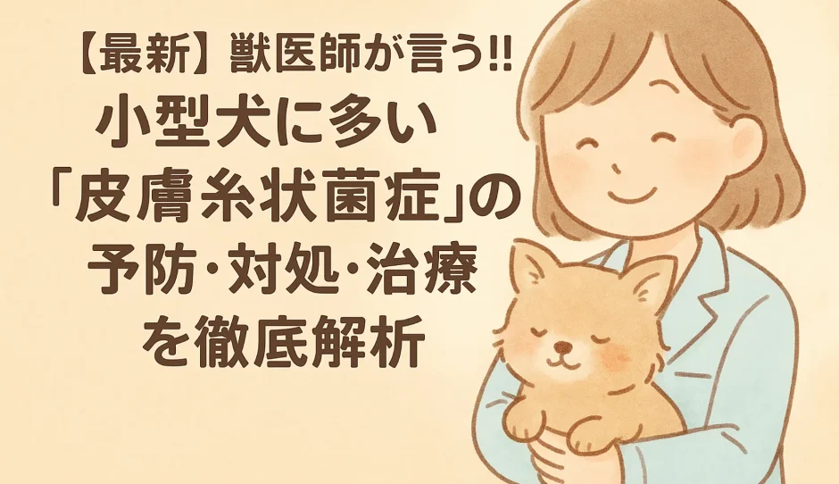 【最新】獣医師が言う!!小型犬に多い「皮膚糸状菌症」の予防･対処･治療を徹底解析