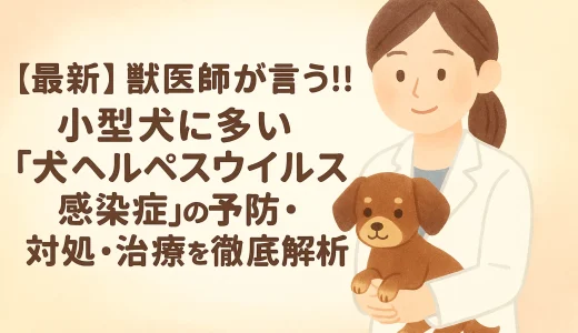 【最新】獣医師が言う!!小型犬に多い「犬ヘルペスウイルス感染症」の予防･対処･治療を徹底解析