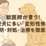 【最新】獣医師が言う!!大型犬に多い「変形性脊椎症」の予防･対処･治療を徹底解析