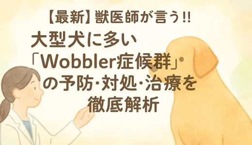 最新】獣医師が言う!!大型犬に多い「Wobbler症候群」の予防･対処･治療を徹底解析