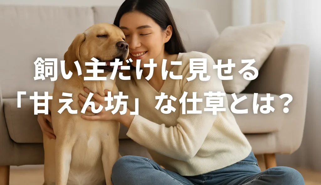 飼い主だけに見せる「甘えん坊」な仕草とは?
