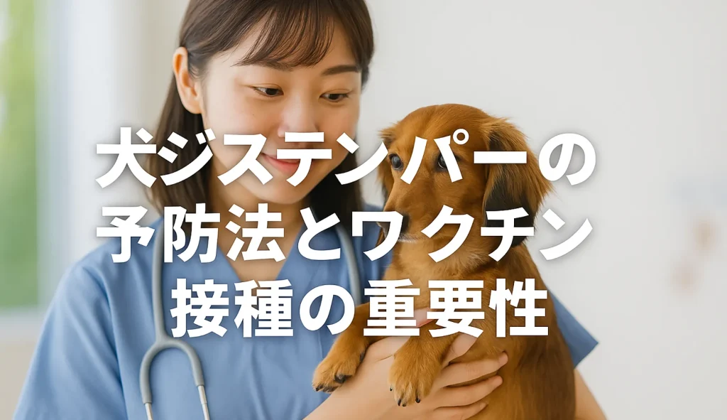 犬ジステンパーの予防法とワクチン接種の重要性