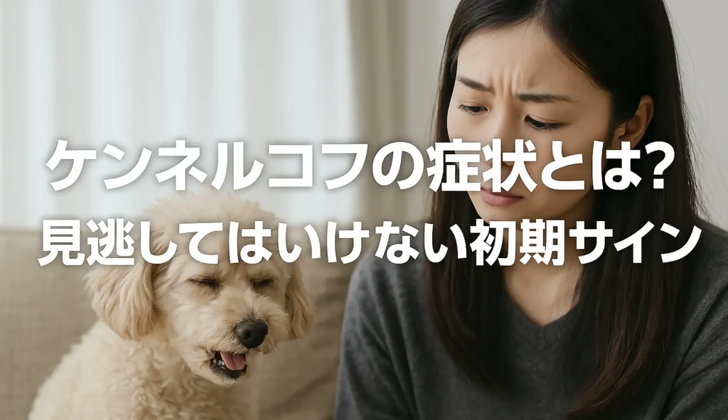 ケンネルコフの症状とは?見逃してはいけない初期サイン